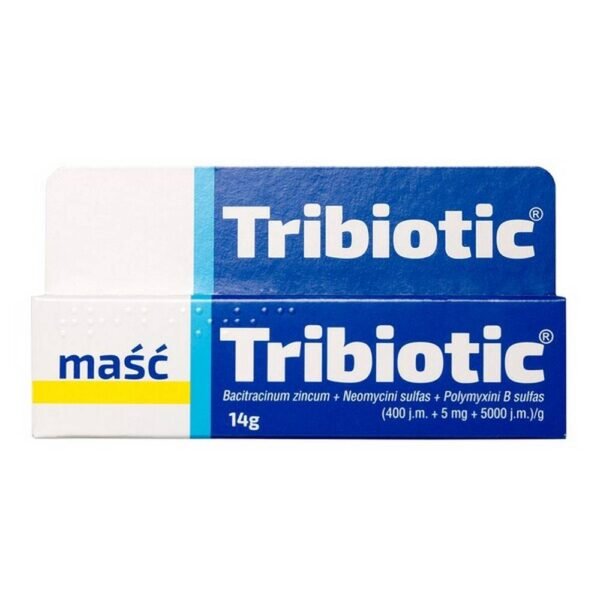 Tribiotic is a medicinal product in the form of an ointment. Tribiotic is used on small wounds to protect them from infection.