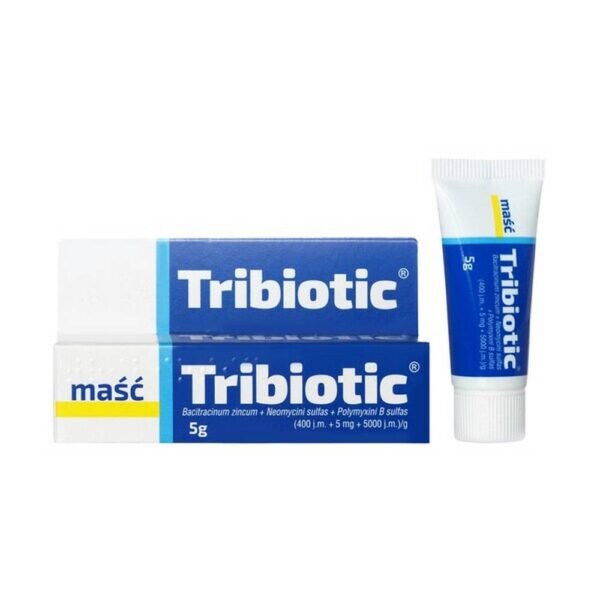 Tribiotic is a medicinal product in the form of an ointment. Tribiotic is used on small wounds to protect them from infection.