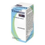 Vivomixx micro - a dietary supplement containing bacteria of the genus Streptococcus, Bifidobacterium, Lactobacillus. The dietary supplement contains 8 strains of probiotic bacteria, 1 capsule contains 10 billion bacteria, i.e. 10 x 109. The preparation is intended for children over 3 years of age, adolescents and adults.