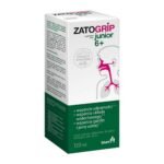 Zatogrip Junior 6+, 120 ml: dietary food for special medical purposes for children over 6 years of age taste: raspberry. Zatogrip Junior 6+ is recommended for dietary management in the states of flu and colds, rhinitis and sinusitis and middle ear infections for children over 6 years of age