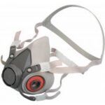 6300 LARGE 3M filter half mask for two protective filters, for repeated use, large size