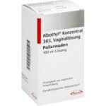 Albothyl concentrate is a germicidal drug for use in the vagina (gynecological antiseptic).