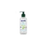 Amalfi disinfecting hand gel 78% alcohol. Does not require rinsing, leaves hands soft.