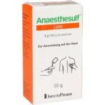 The medicine is a means with a slight local anesthetic effect.