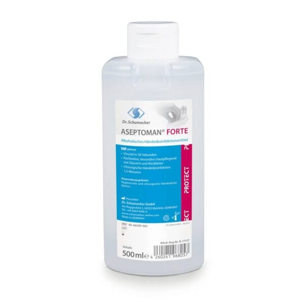 Ethanol-based virucidal hand sanitizer.