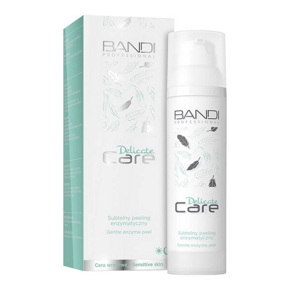 bandi delicate care a subtle enzyme peeling 75 ml Subtle enzymatic peeling - recommended for sensitive, delicate and prone to irritation skin. It gently exfoliates the epidermis, moisturizes and smoothes the skin. Prepares the skin for further care, removes excess sebum and impurities