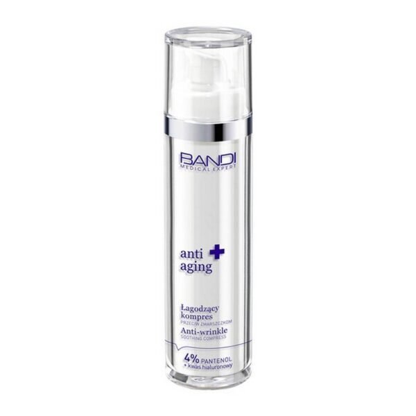 Soothing anti-wrinkle compress 4% panthenol + hyaluronic acid, alleviated irritation caused by cosmetic and aesthetic treatments, deeply moisturized and regenerated skin, reduced transient skin dryness caused by retinol therapy, smoothed wrinkles, taut and elastic skin