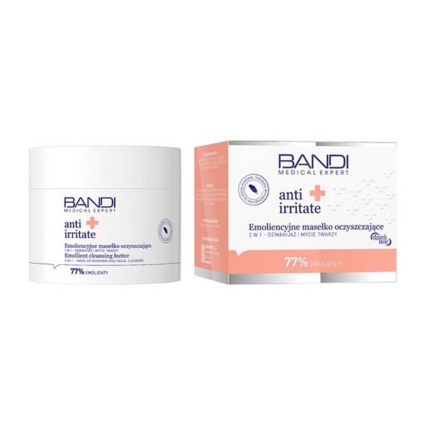 2in1 emollient cleansing butter - provides effective make-up removal and cleansing the skin of the face at once. Suitable for all skin types, especially those prone to irritation. The butter turns into an oil under the influence of the heat of the skin, thanks to which it easily removes all impurities.