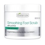 Smoothing foot scrub with pumice - exfoliates and smoothes the callous epidermis of the heels and feet.