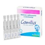 Camilia is a homeopathic medicinal product with therapeutic indications for the treatment of painful teething in infants. Camilia homeopathic medicine relieves the pain symptoms associated with teething