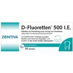 For the combined prevention of rickets and tooth decay in infants and children in the first two years of life.