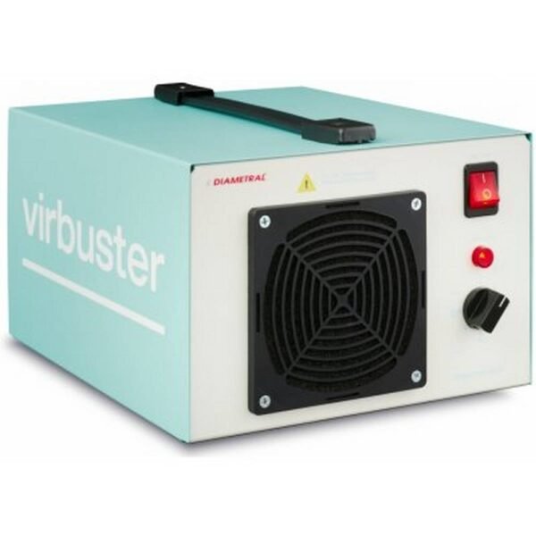 The VirBuster 20000A ozone generator is equipped with an analog timer showing the remaining time. The VirBuster 20000A generates 20 grams of ozone (O3) per hour. Ideal for use in schools, gyms, movie theaters, hotels or spas. Disinfects an area of ​​about 300 m2 in 120 minutes. In a large room, it is recommended to clean twice, always on the opposite side. In the Czech Republic, this is an exceptional product in terms of price / quality ratio.