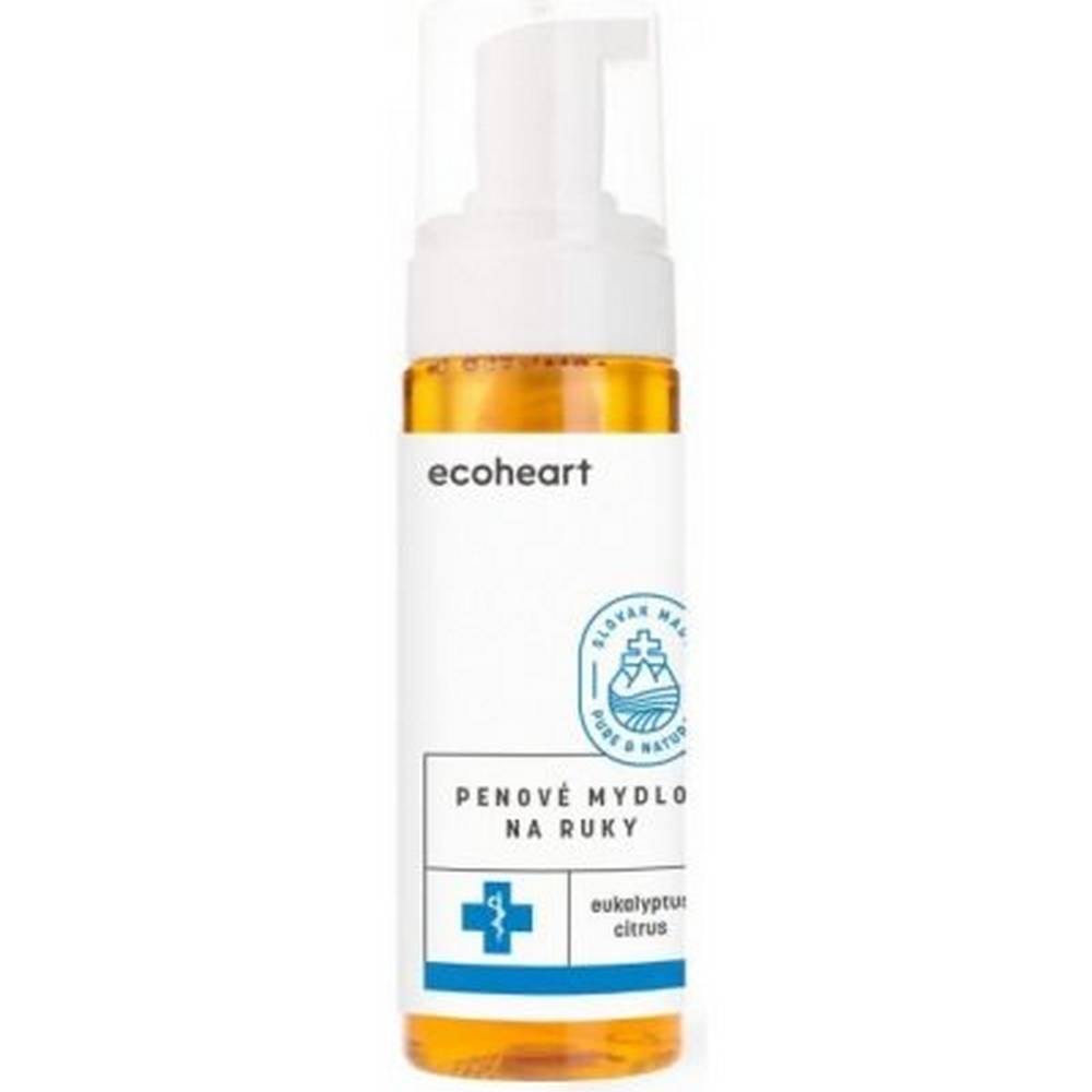 ecoheart 180 ml Питательная пенка с высоким содержанием полезных растительных экстрактов освежает с ароматом эвкалипта и цитрусовых.