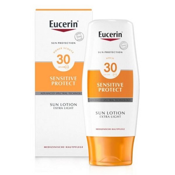 Then the Sensitive Protect Eucerin Spf 50 sun lotion is exactly what you have been looking for!