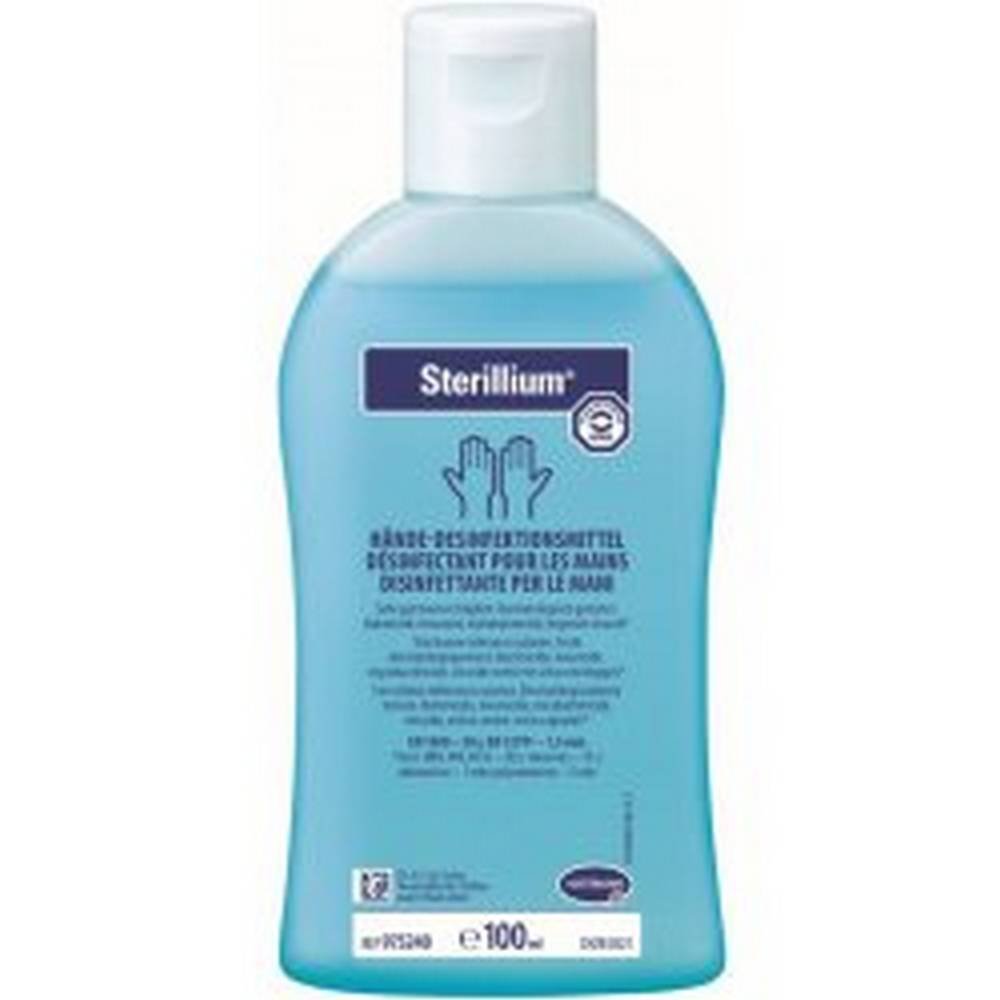 hartmann bode sterillium 100 ml Спиртовое дезинфицирующее средство для рук, содержащее компоненты для ухода за кожей.