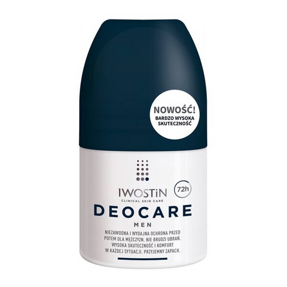 iwostin deocare men antiperspirant 50 ml Iwostin Deocare Extreme Antiperspirant - protects against sweat even in more demanding conditions. Antiperspirant suitable for sensitive skin.