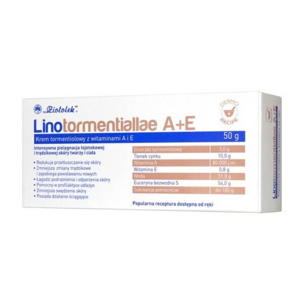 Tormenthiol cream with vitamins A and E.