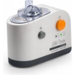 The Little Doctor tabletop ultrasonic inhaler helps patients moisturize the upper and lower airways and inhale the medication solution.