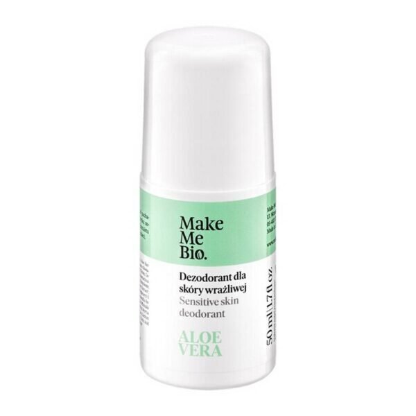 Natural deodorant with aloe extract - maintains the freshness of the skin under the arms, reduces the multiplication of bacteria and unpleasant smell. Contains aloe vera juice, which has a soothing and antibacterial effect. The product is based on extracts and plant extracts from organic farming. Suitable for all skin types, for men and women.