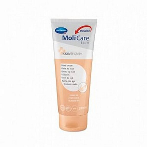 MoliCare Skin hand cream for long-term and deep hydration. Cares for stressed and dry hands. Its composition restores moisture and elasticity to the skin. It is quickly absorbed and does not leave an oily film on the skin.
