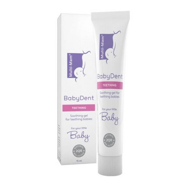 Multi-Mam BabyDent. Биоактивный гель для прорезывания зубов у детей - успокаивает раздраженные десны, приносит облегчение, успокаивает и снимает раздражение во время прорезывания зубов.