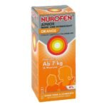 Nurofen Junior Fever + Pain Juice Orange 40 mg / ml relieves pain and fever in small children and babies.