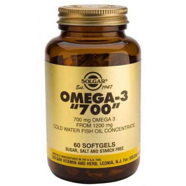 Solgar Omega 3 Double Strength-hohe Konzentration 60 Kapseln.