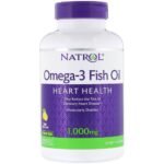 Fish oil (Omega-3 Fish oil), lemon flavor.