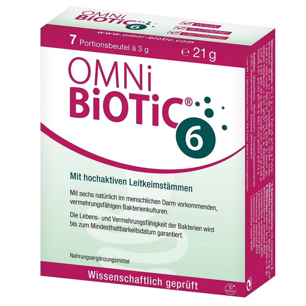 omni biotic 6 7 x 5 g Содержит шесть важных высокоактивных штаммов микробов свинца, которые колонизируют кишечник сверху вниз.