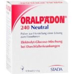 For the intake of salt (electrolyte) and hydration (balance of salt and water losses) with diarrhea.