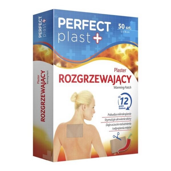 A medical device for adults and adolescents over 12 years of age.A warming patch with an intense, stimulating fragrance, for topical application to the skin. Properly selected content of natural ingredients stimulates microcirculation, stimulates better blood supply and nourishes the skin.