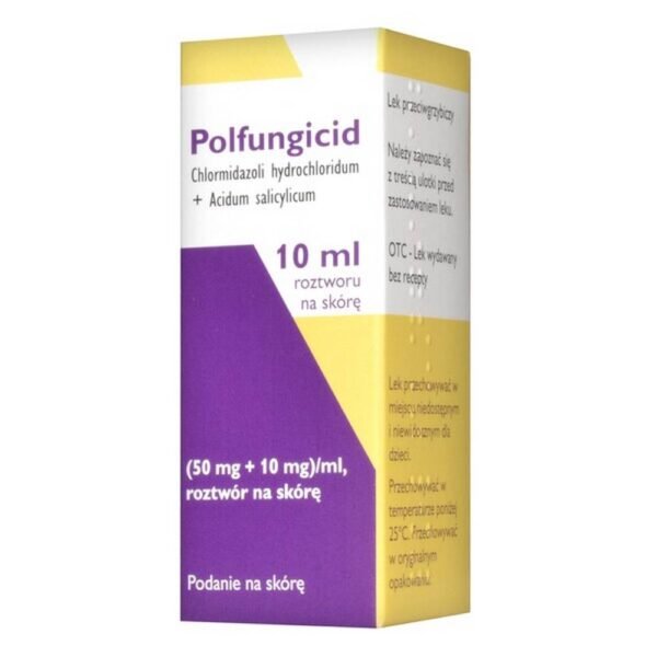 Polfungicide is a drug with antifungal and antibacterial properties for use on the surface of the skin and nails.