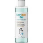 Steriman gel is a disinfectant hand gel for frequent use. It is not aggressive, because due to its water-alcohol composition, unlike ordinary soap, it does not irritate and does not remove the protective barrier of the skin.