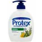Liquid antibacterial soap Protex Herbal 300 ml. By using this liquid soap, you will achieve antibacterial effects and a feeling of freshness thanks to the added herbs.