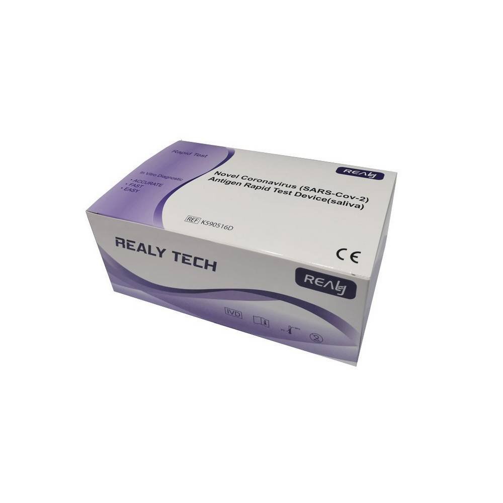realy tech novel antigen rapid test 5 A rapid saliva test for a novel coronavirus antigen (SARS-CoV-2) for self-testing.