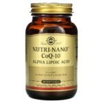 A Powerful Duo; Solgar Nutri-Nano contains CoQ-10 & Alpha Lipoic Acid (ALA); Alpha Lipoic Acid (ALA) helps to fight free radicals which can contribute to oxidative stress and the premature aging of cells