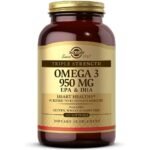 Omega 3 950 mg is Solgar's highest concentration of natural omega 3 polyunsaturated EPA and DHA from cold water fish.
