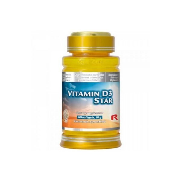 Vitamin D3 supports the health of teeth and bones, aids in calcium absorption and the functioning of the immune system.