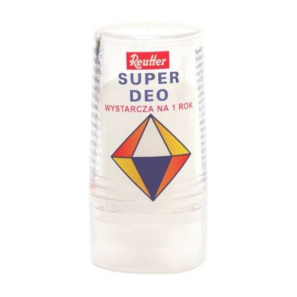 Super Deo body deodorant made of a unique crystalline rock.