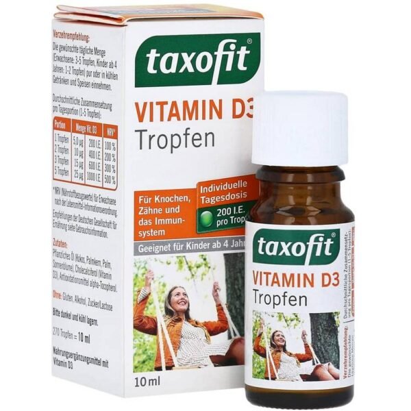 Hochdosierte drop of with Vitamin D3, rich and individuell dosing