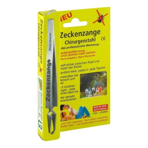 Remove the tick by turning or pulling the clamps securely between the tick's head and body.