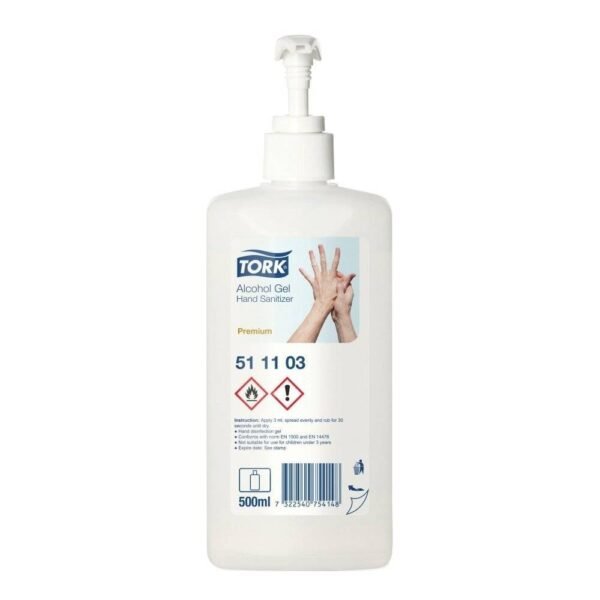 Prevent infections with Tork Alcohol Gel, a highly effective no-rinse disinfectant with 80% denatured alcohol. Disinfects hands quickly.