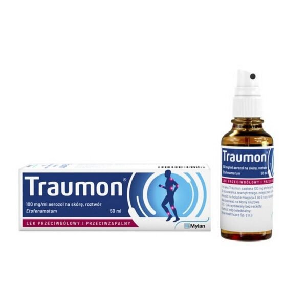 Traumon drug with analgesic and anti-inflammatory effect.