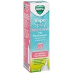 Wick VapoSpray Baby & Child with Sea Water is a nasal spray made from an isotonic sea water solution.