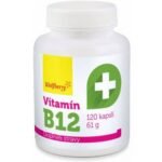 Vitamin B12 (cyanocobalamin) belongs to the group of B water-soluble vitamins. Vitamin B12 helps reduce fatigue and exhaustion. It is also involved in the process of cell division.