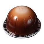 The prepared coffee is intense and full-bodied in taste, rich in roasted aromas and grain notes.