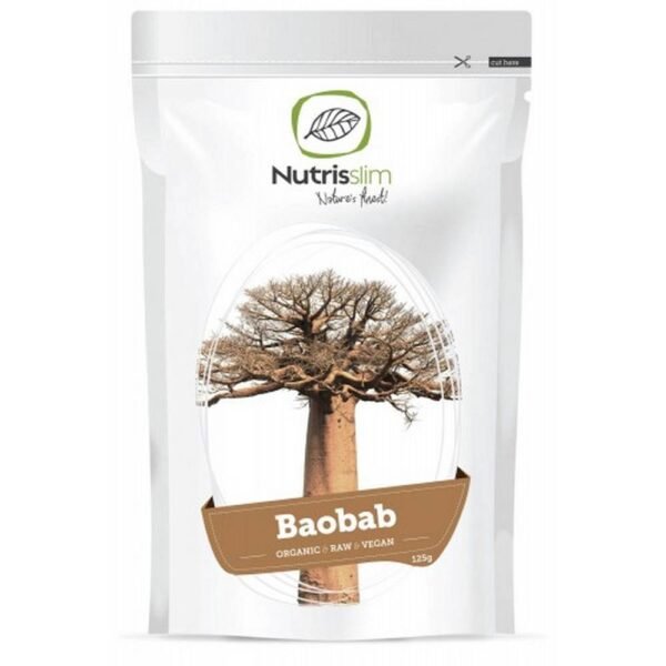 Baobab is a tree growing in the African savannah.