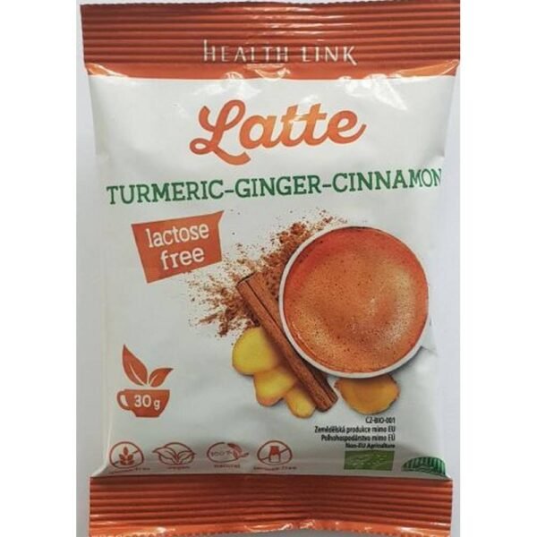 Turmeric latte or "golden milk" is a delicious creamy drink with a slightly spicy taste