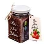 Chia strawberry jam is a unique fruit delicacy with chia seeds. The product is only gently pasteurized.