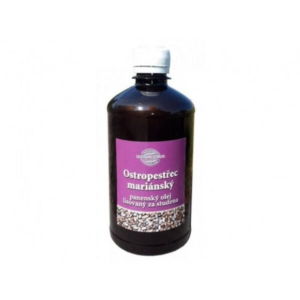 Cold pressed milk thistle oil is a valuable source of fatty acids.